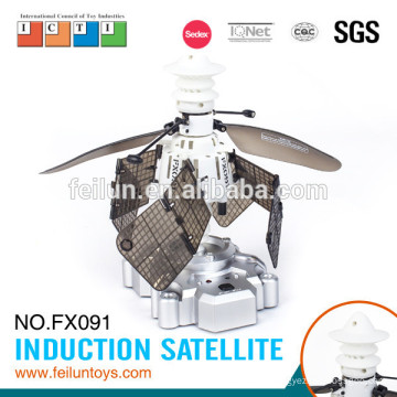 Capteur pas cher vol induction satellite rc volant jouet hélicoptère sans pilote pour les enfants